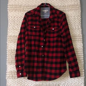 Comfy Red And Black Flannel!